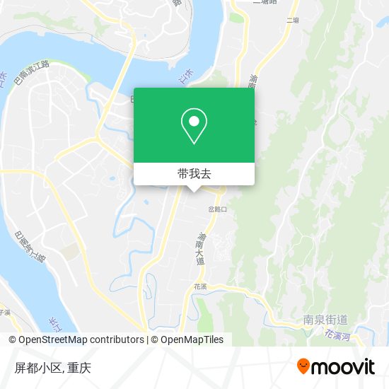 屏都小区地图