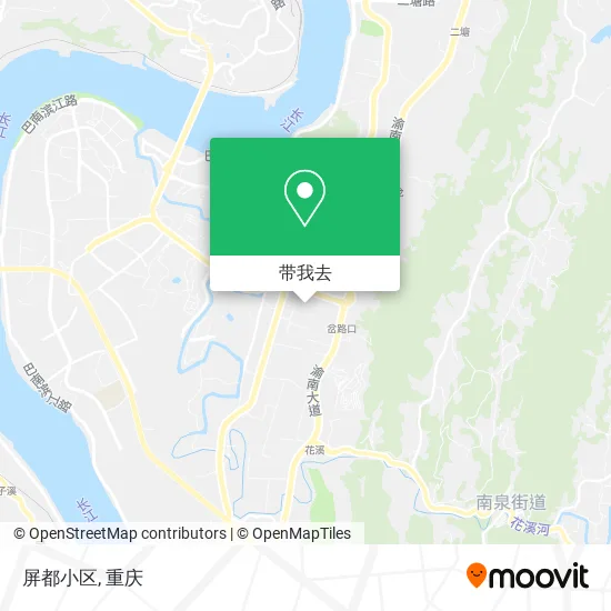 屏都小区地图