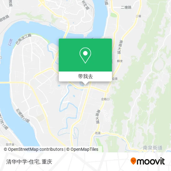 清华中学-住宅地图