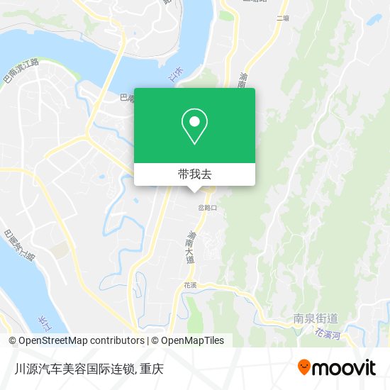 川源汽车美容国际连锁地图