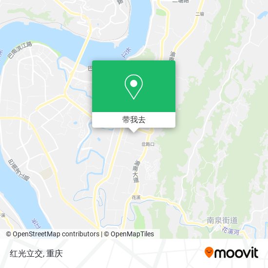 红光立交地图