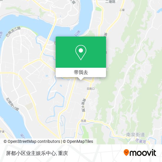 屏都小区业主娱乐中心地图