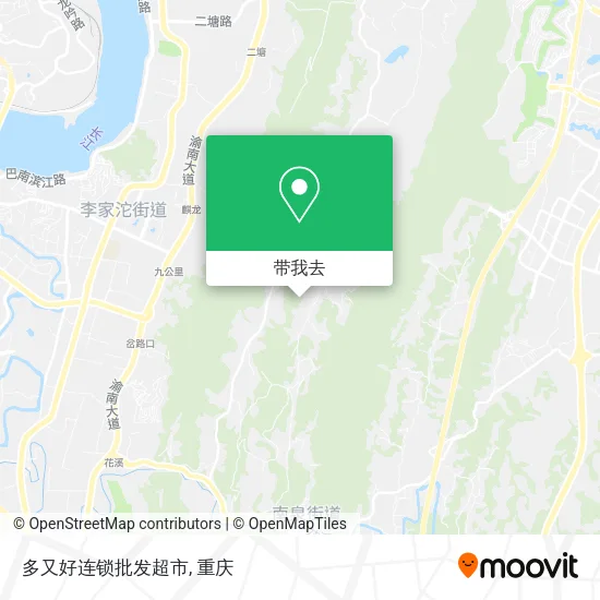 多又好连锁批发超市地图