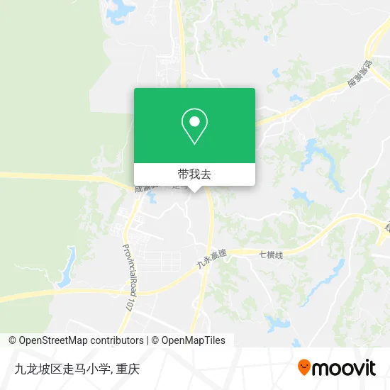 九龙坡区走马小学地图