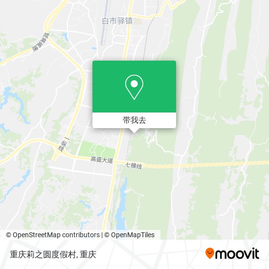 重庆莉之圆度假村地图