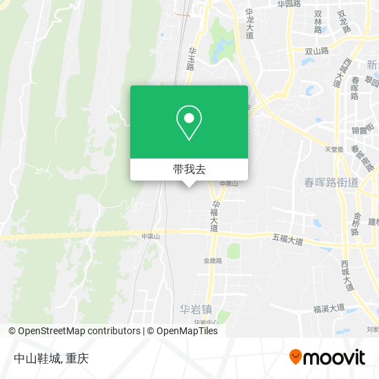 中山鞋城地图