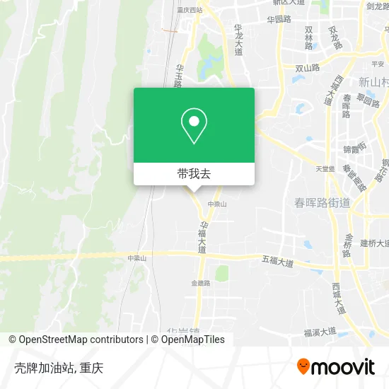 壳牌加油站地图
