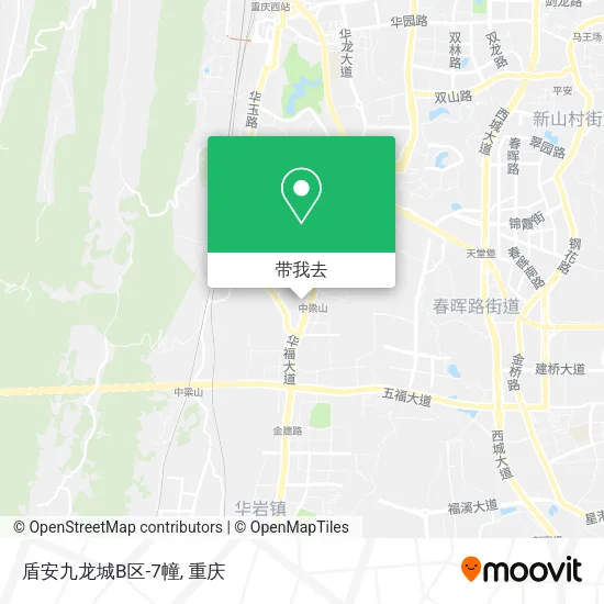 盾安九龙城B区-7幢地图