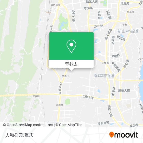 人和公园地图