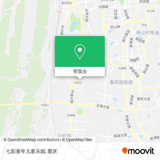 七彩童年儿童乐园地图