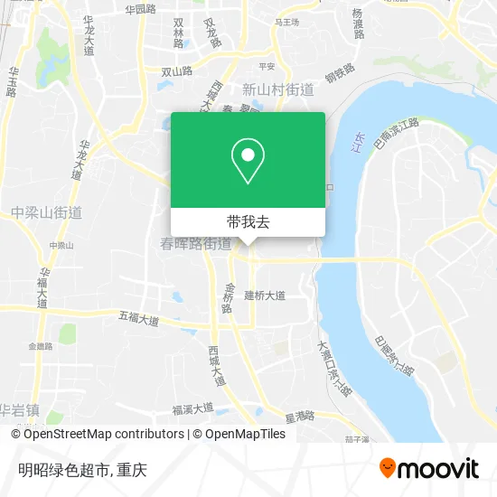 明昭绿色超市地图
