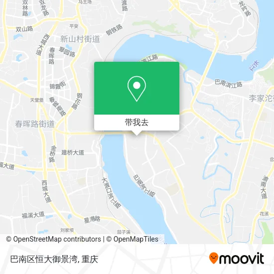 巴南区恒大御景湾地图