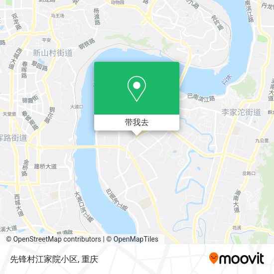 先锋村江家院小区地图