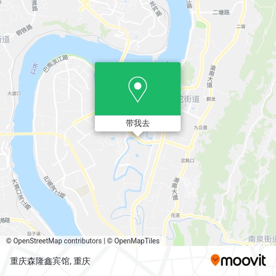 重庆森隆鑫宾馆地图