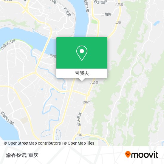 渝香餐馆地图