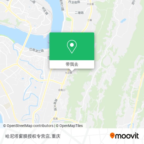 哈尼塔窗膜授权专营店地图