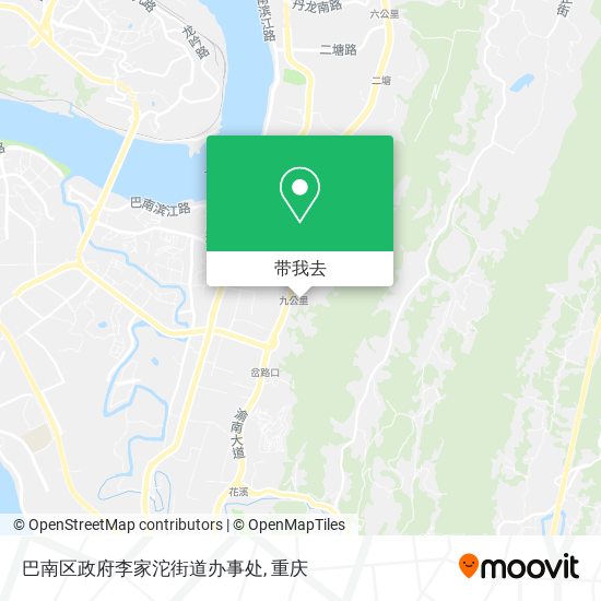 巴南区政府李家沱街道办事处地图