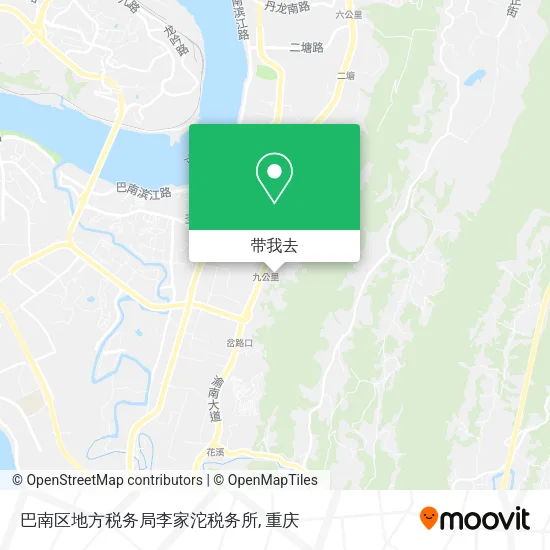 巴南区地方税务局李家沱税务所地图