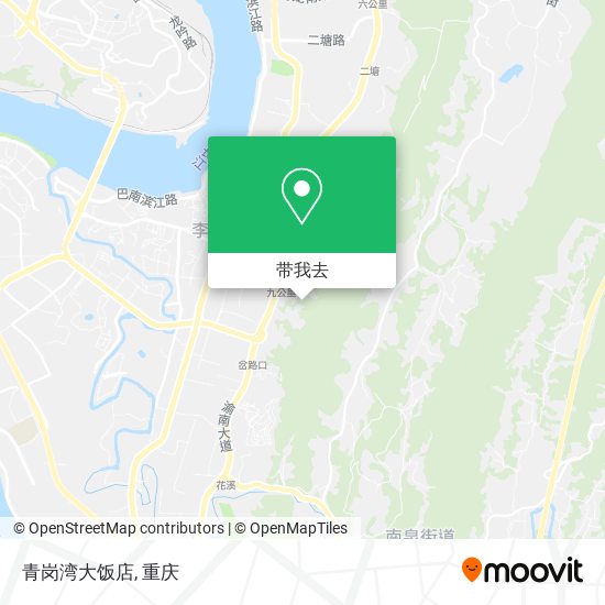 青岗湾大饭店地图
