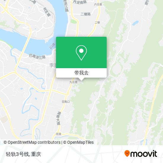 轻轨3号线地图