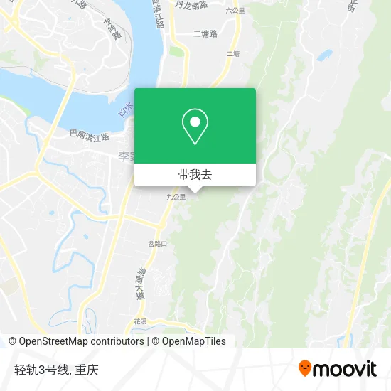 轻轨3号线地图