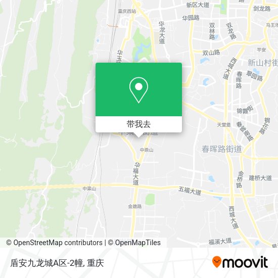盾安九龙城A区-2幢地图