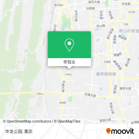 华龙公园地图
