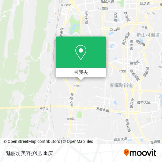 魅丽坊美容护理地图