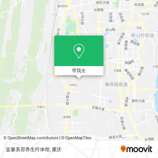 蓝馨美容养生纤体馆地图