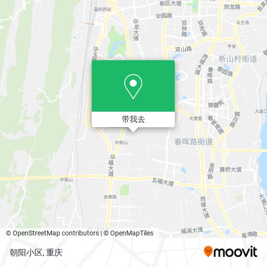 朝阳小区地图