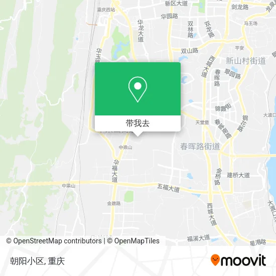 朝阳小区地图