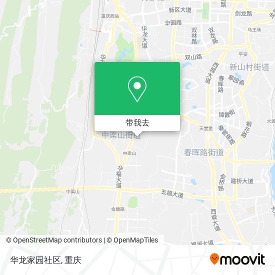 华龙家园社区地图
