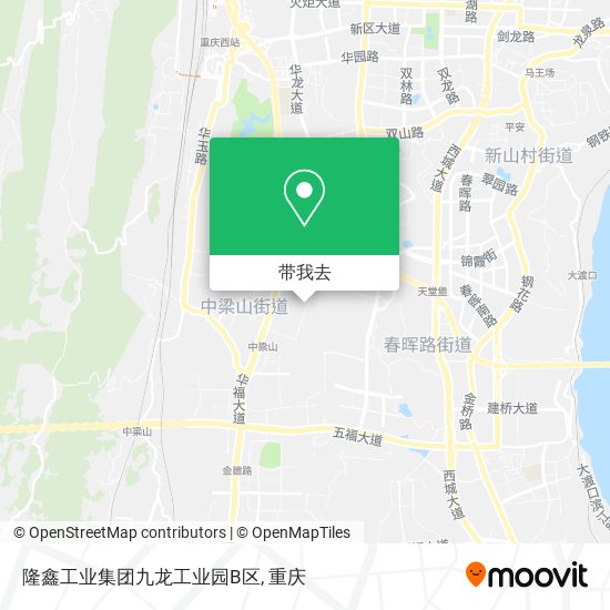 隆鑫工业集团九龙工业园B区地图