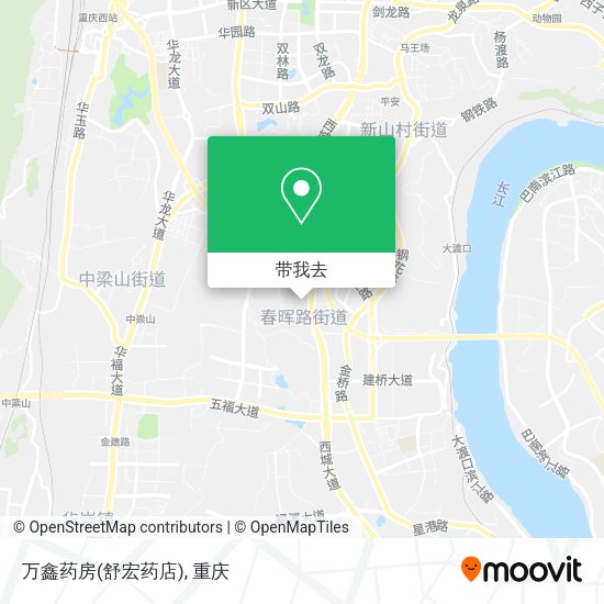 万鑫药房(舒宏药店)地图