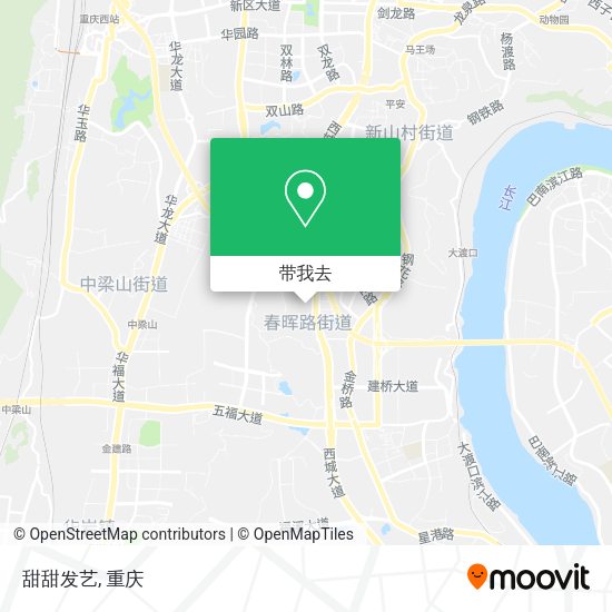 甜甜发艺地图