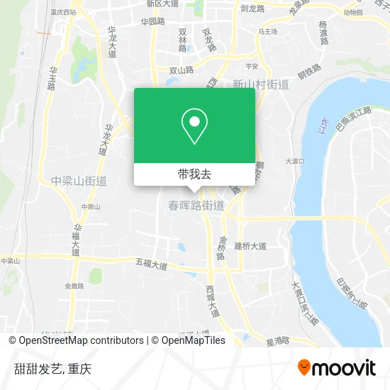 甜甜发艺地图
