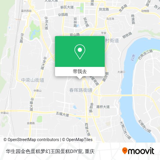 华生园金色蛋糕梦幻王国蛋糕DIY室地图