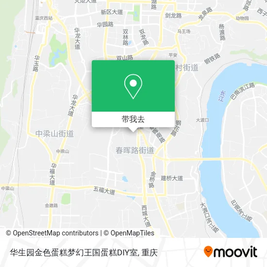 华生园金色蛋糕梦幻王国蛋糕DIY室地图