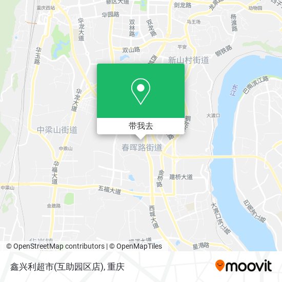 鑫兴利超市(互助园区店)地图