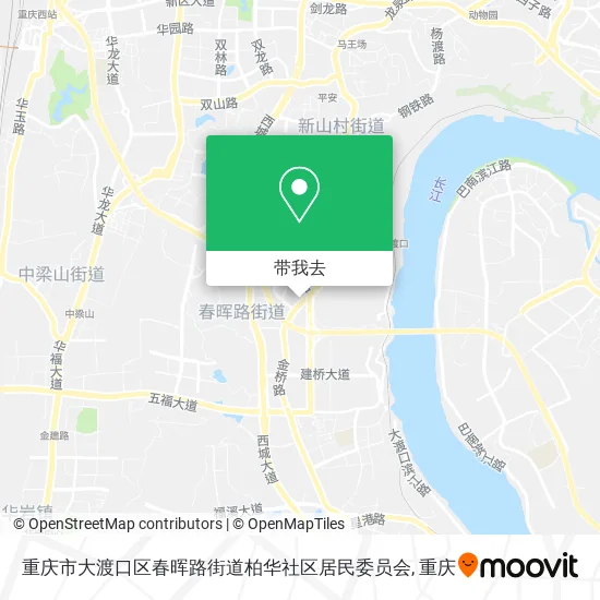 重庆市大渡口区春晖路街道柏华社区居民委员会地图