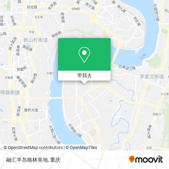 融汇半岛格林美地地图