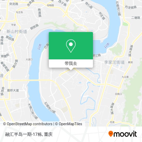 融汇半岛一期-17栋地图