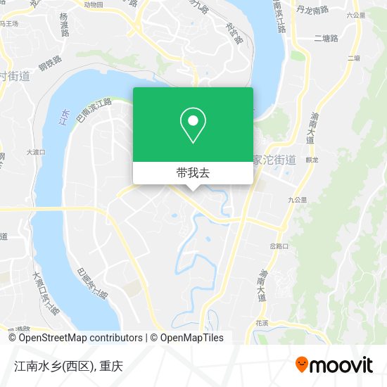 江南水乡(西区)地图