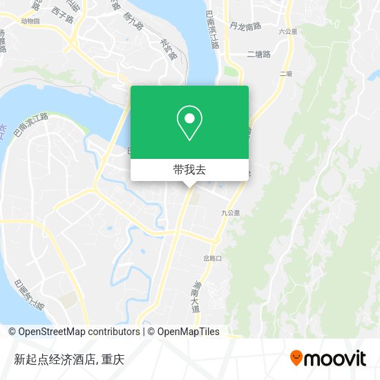 新起点经济酒店地图