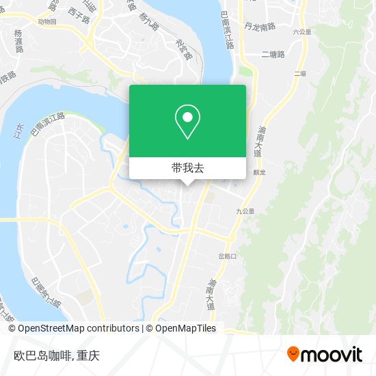 欧巴岛咖啡地图