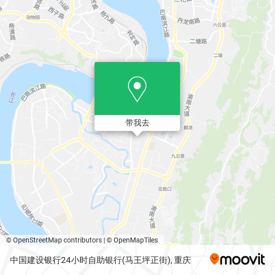 中国建设银行24小时自助银行(马王坪正街)地图