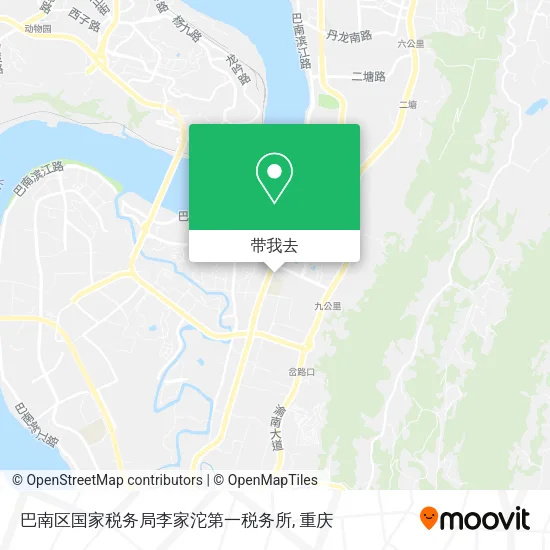 巴南区国家税务局李家沱第一税务所地图
