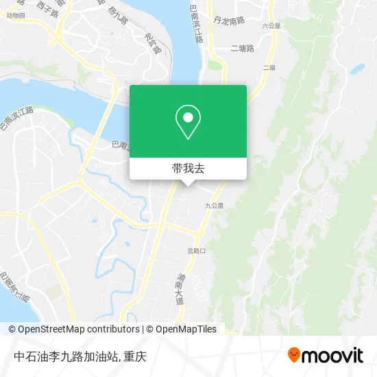 中石油李九路加油站地图