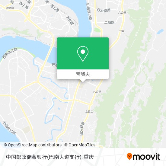 中国邮政储蓄银行(巴南大道支行)地图