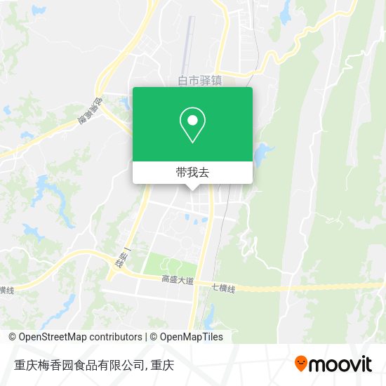 重庆梅香园食品有限公司地图